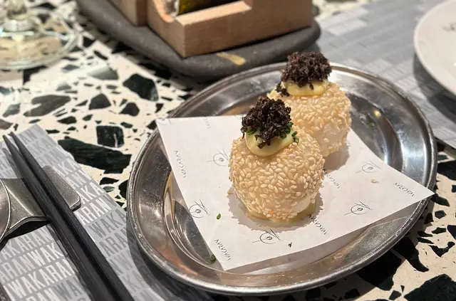 Truffle Sesame Doughnut 2pcs ($78)