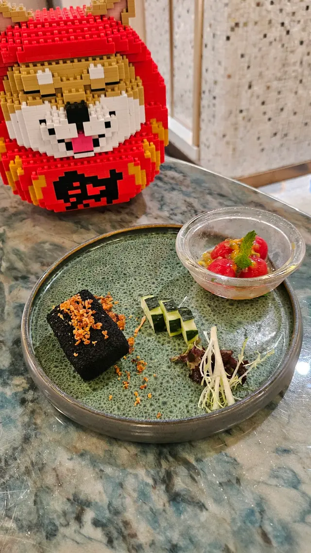 黑磚豆腐,百香冰心丹霞
