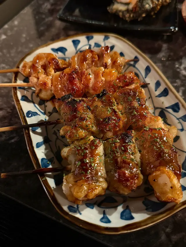 雞隔膜+豚肉麻糬卷