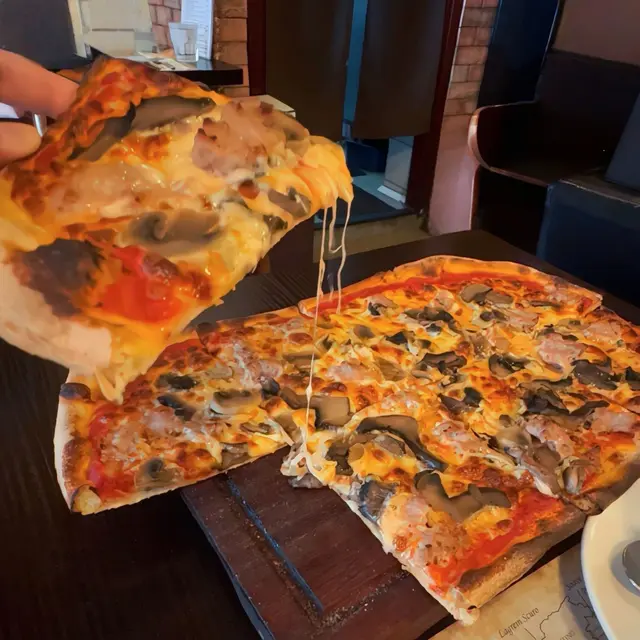 意大利切片香腸香菇薄餅