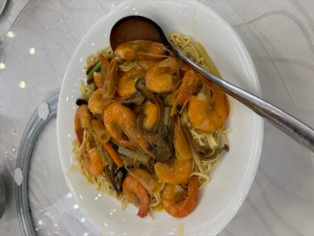 高湯海蝦伴伊麵