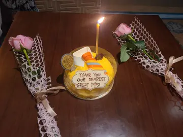 Thank You Papa (5'') (Mango Cream Cake)