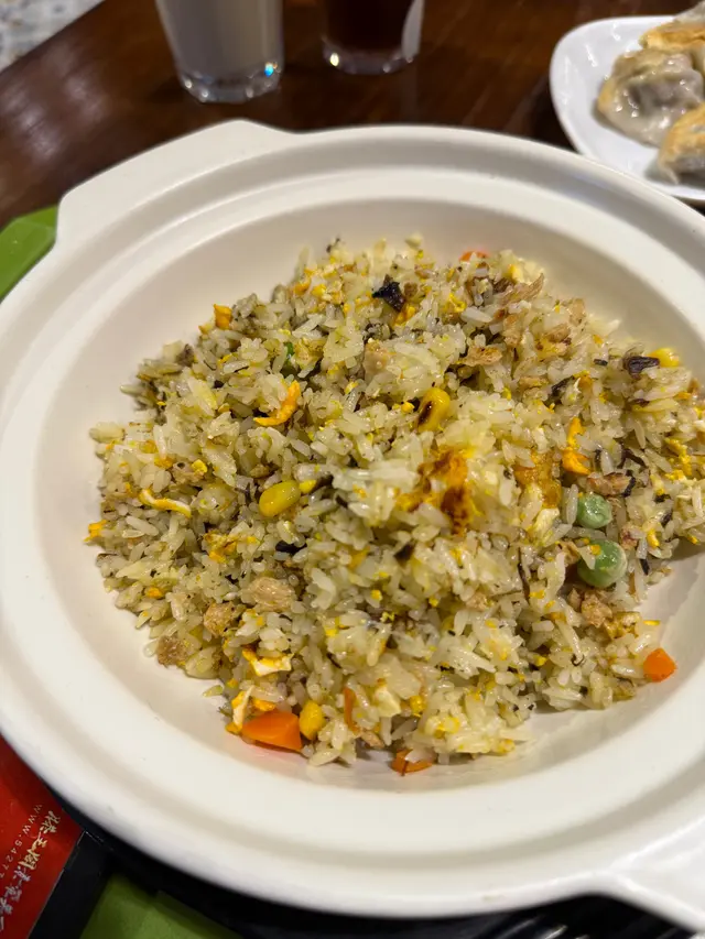 欖菜素肉碎炒飯