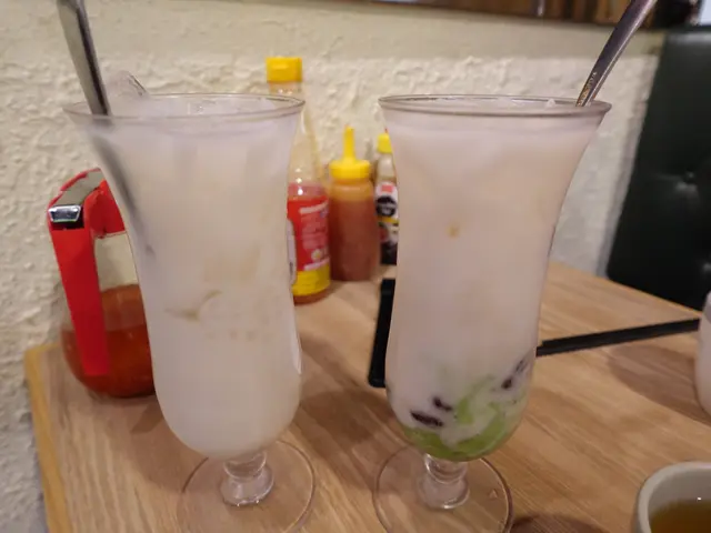 棷汁三色冰 椰果椰汁西米露