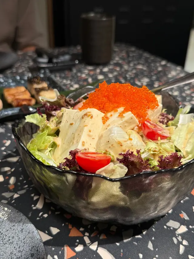 日式麻醬豆腐沙律