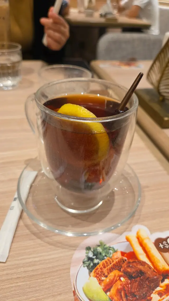 热柠檬红茶