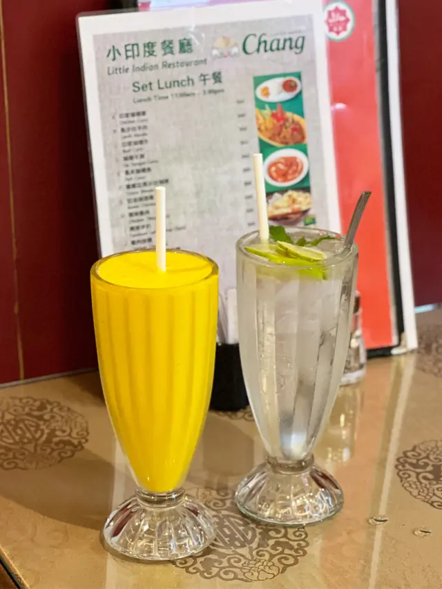 印度芒果乳酪 & 青檸梳打 