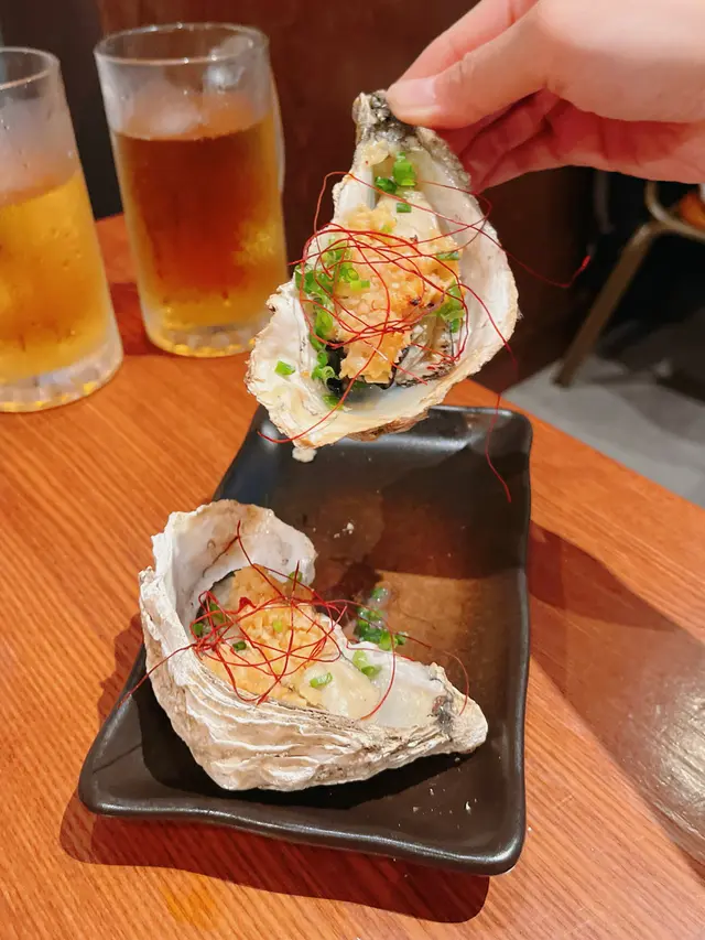 蒜蓉菜脯燒蠔（2隻）