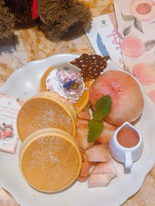 盛夏果漾白桃乳酪梳乎厘