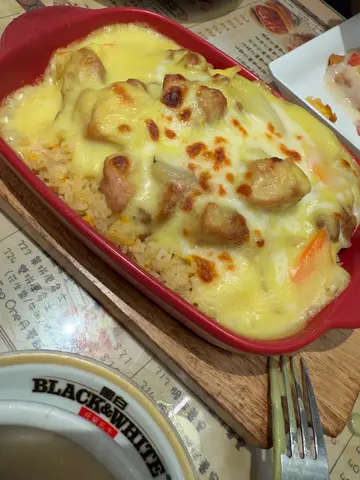 焗葡汁鸡饭