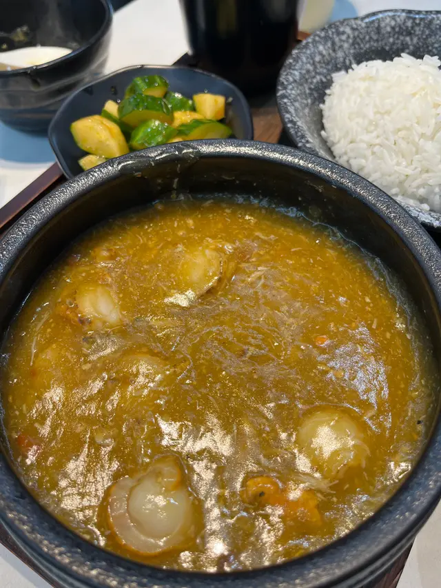 蟹皇帆立貝撈飯