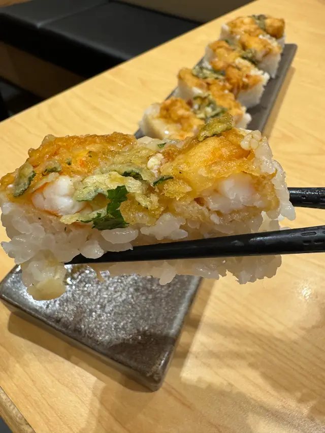 海老天押壽司