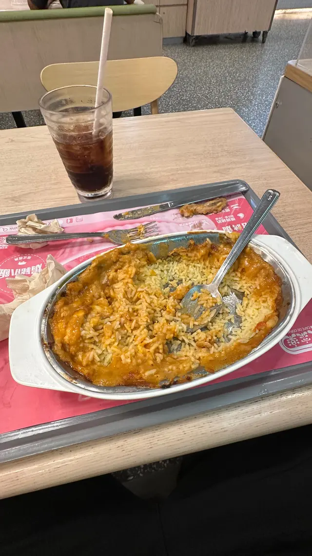 龍蝦汁天婦羅軟殼蟹豬扒焗飯