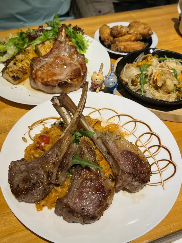 紐西蘭羊架配意大利飯🐏