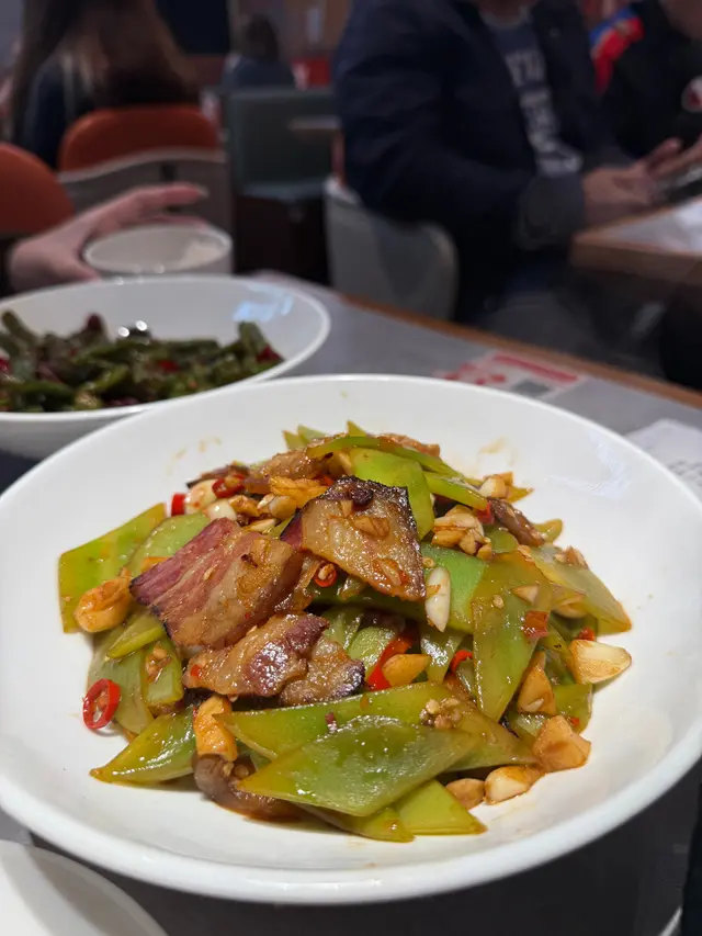 萵筍炒臘肉