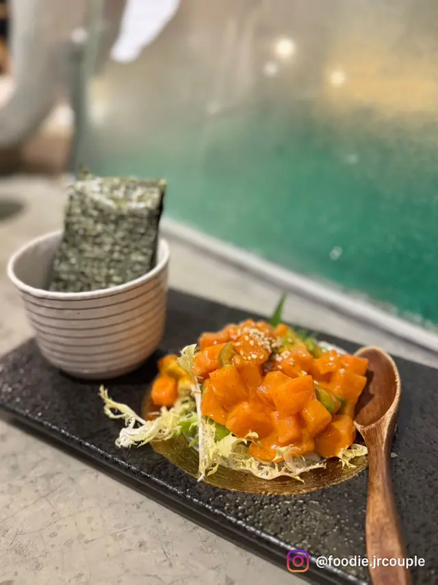 牛油果三文魚他他