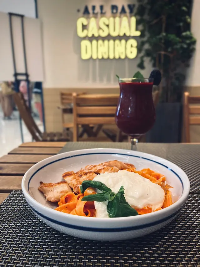 Chicken Burrata Fettuccine