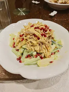 青芥末涼拌手撕雞沙律