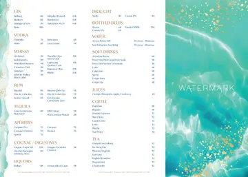 Drink Menu