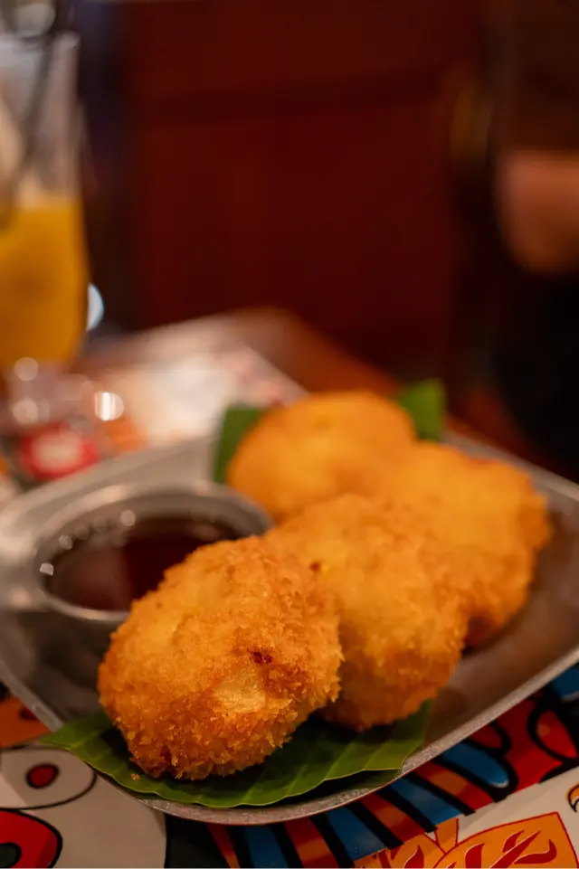 炸粟米蝦餅