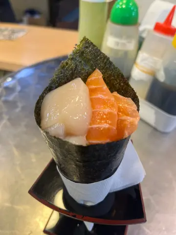 三文鱼带子手卷
