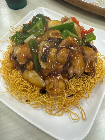 豉椒排骨炒麵