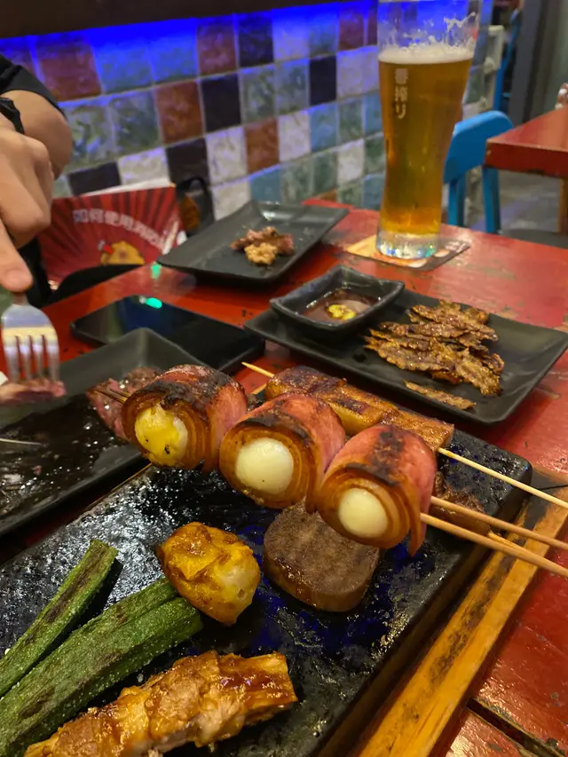 燒煙肉鵪鶉蛋