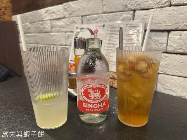 泰式青檸梳打特飲及泰式龍眼冰特飲