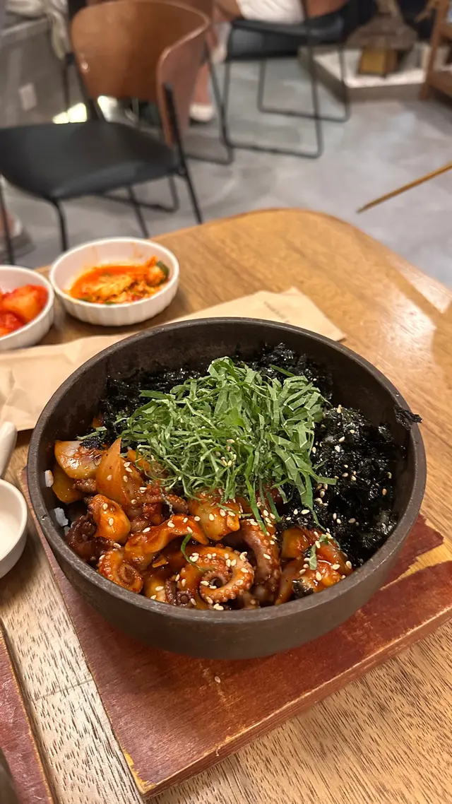 辣炒小章魚鍋飯