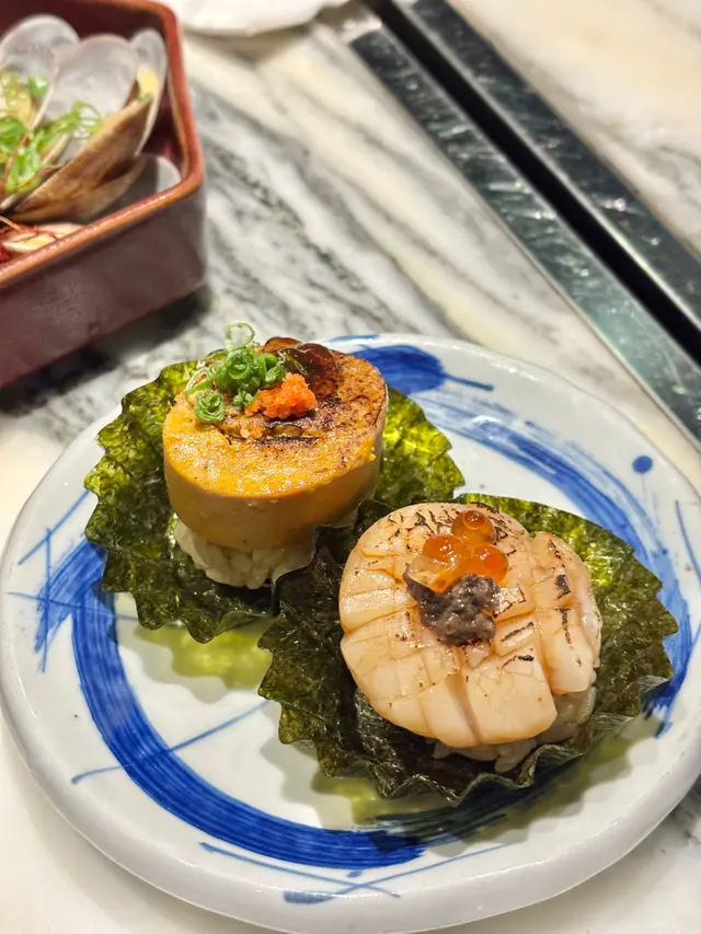 黑松露煙燻帆立貝