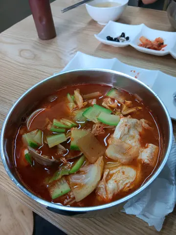 seafood soft bean curd stew with rice 