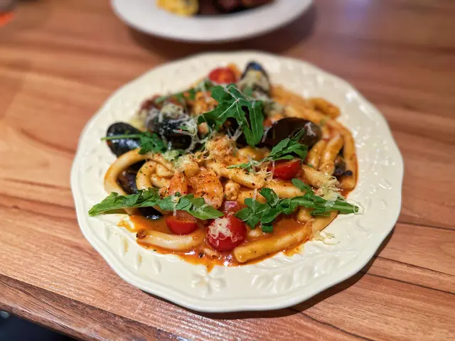 玫瑰醬海鮮年糕