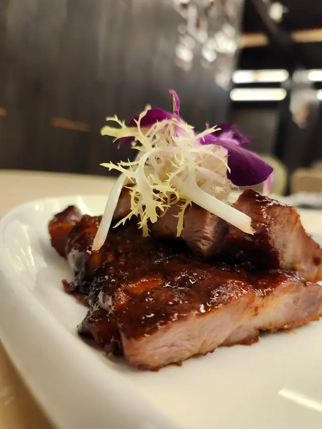 極黑豬叉燒,即燒