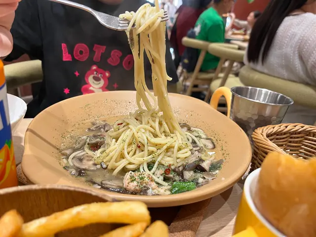 三重蘑菇蟹肉意粉