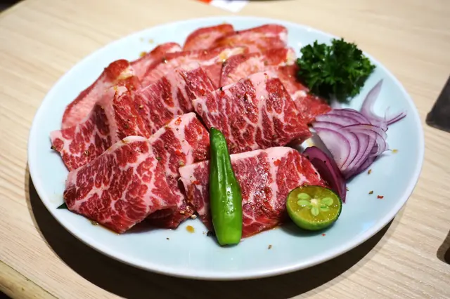 美國黑安格斯牛肉、薄切鹽燒牛舌