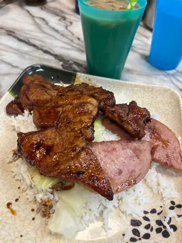 猪扒餐肉鼓油汁