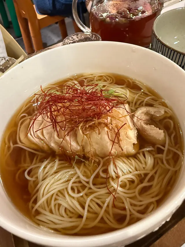 花雕醉雞天使麵