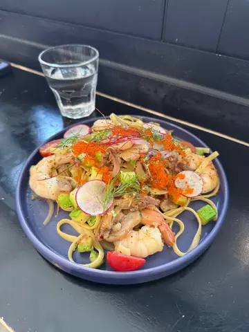 蒜香辣椒大蝦乾扁意粉