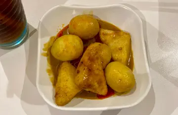下午茶咖喱魚蛋和魚片頭