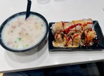 碎牛粥+炸兩