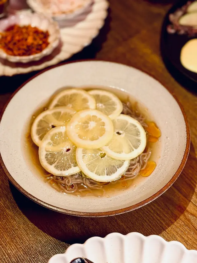 WHITE KIMCHI COLD NOODLES