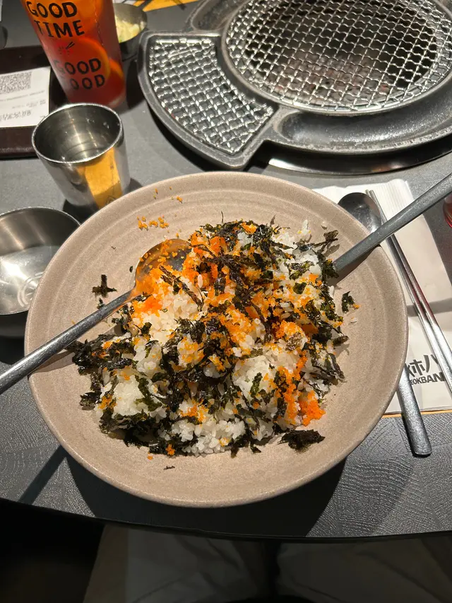 蟹籽紫菜手抓飯