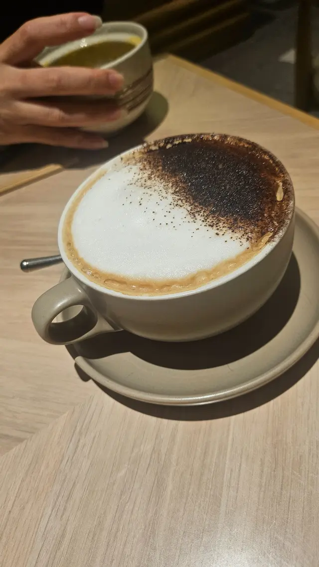 熱泡沫咖啡