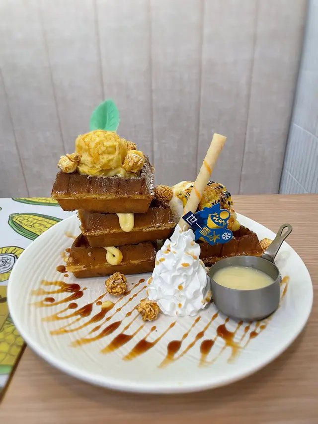 燒粟米焦糖soosoo窩夫