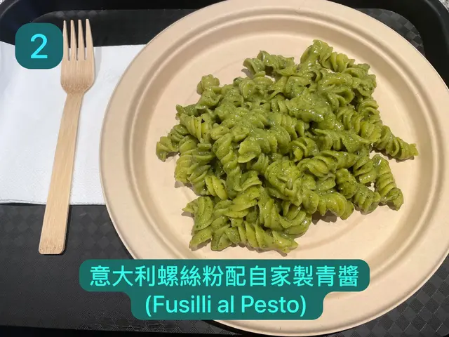意大利螺絲粉配自家製青醬(Fusilli al Pesto) 