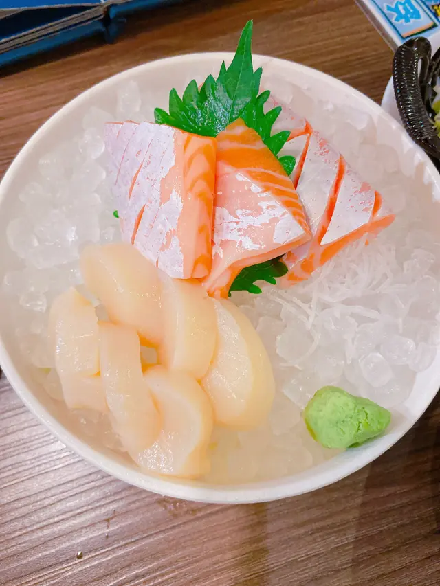 帶子刺身+三文魚腩