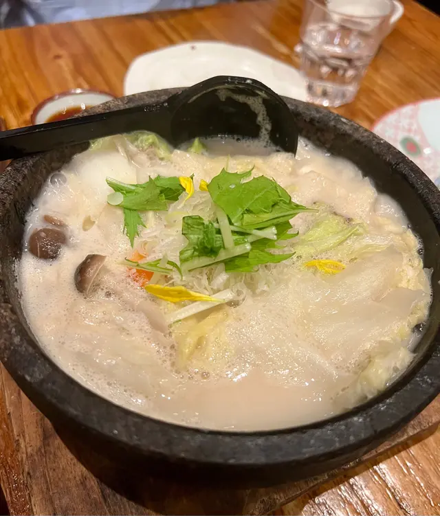 鯛魚野菜石鍋湯