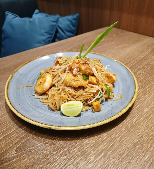 泰式大蝦炒金邊粉