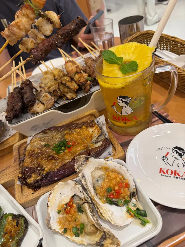 蒜蓉烤新鮮生蠔串