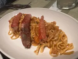 Tagliolini Pasta with Sicilian Red Prawn 紅蝦意粉